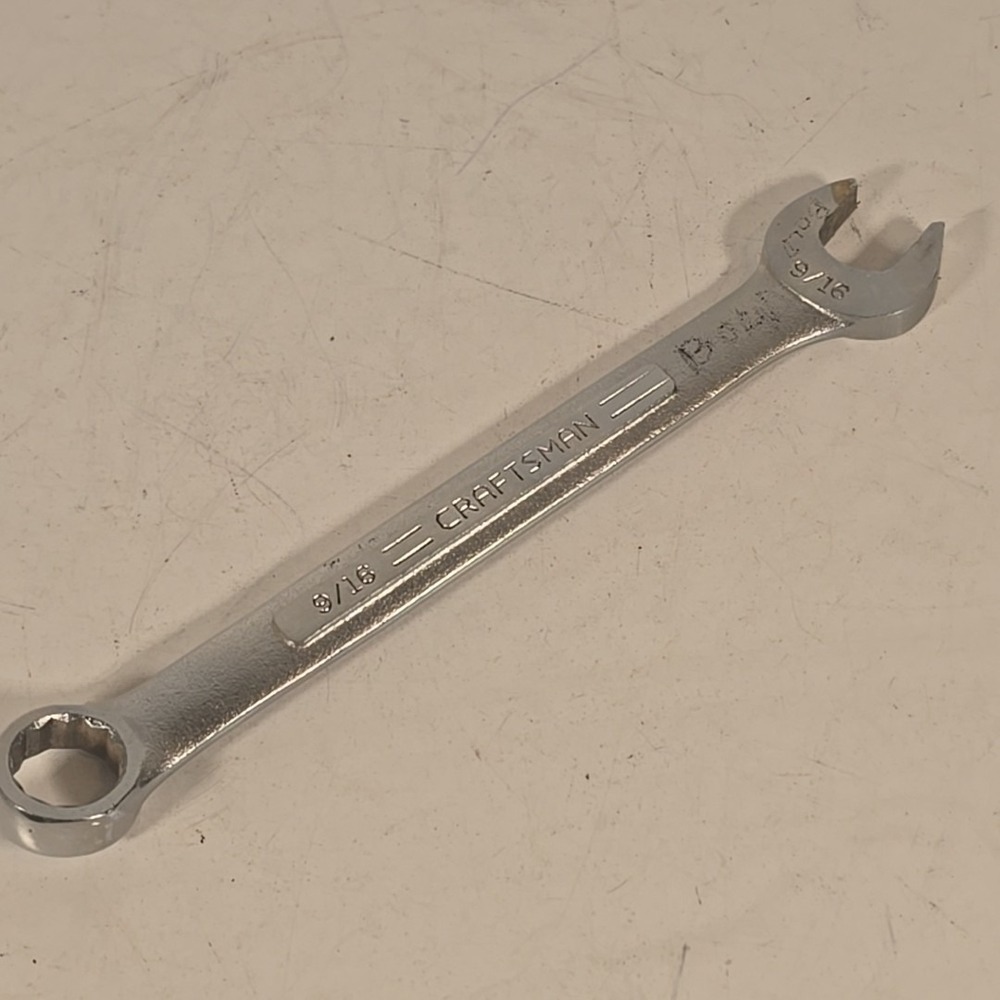 Craftsman VV-44696, 9/16" 12 Point Combination Wrench, Forged in USA